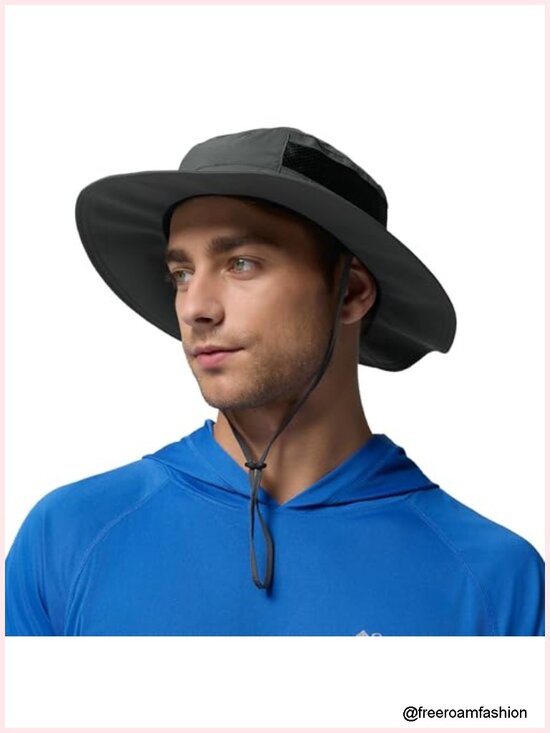 Sun Protection Hat with UPF 50 and Wide Brim main image 6